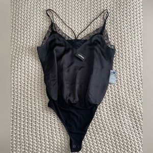 Express Lace Black Bodysuit 🖤